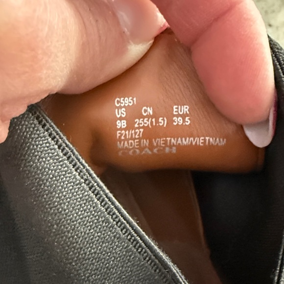 Coach Brown Patterned Ankle Boots - Picture 11 of 13